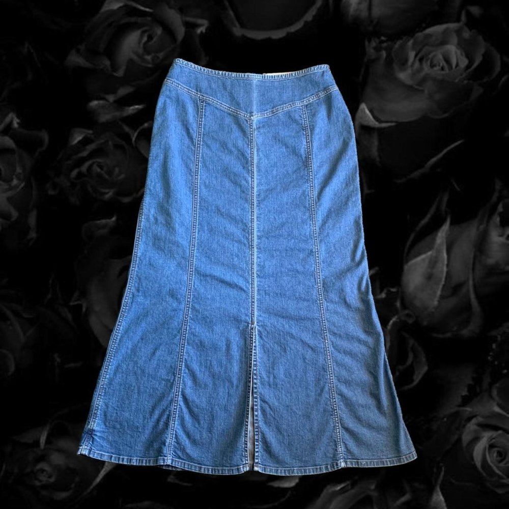 Harold's denim maxi skirt